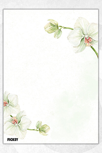 Ficksy دفتر ملاحظات A5 بدون خطوط - 50 ورقة - مذكرة - دفتر ملاحظات - ورق ملاحظات