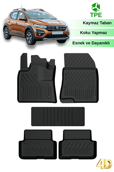 Hitaks Dacia Sandero Stepway 2021 2022 2023 2024 2025 ile Uyumlu Havuzlu Oto ...