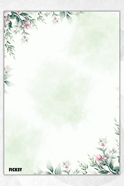 Ficksy دفتر ملاحظات A5 بدون خطوط - 50 ورقة - مذكرة - دفتر ملاحظات - ورق ملاحظات