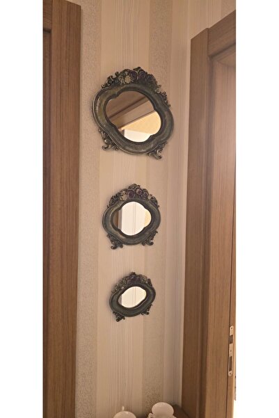 Vintage 3lü Ayna Takımı