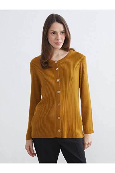 LC Waikiki Crew Neck Women's Knitwear Cardigan