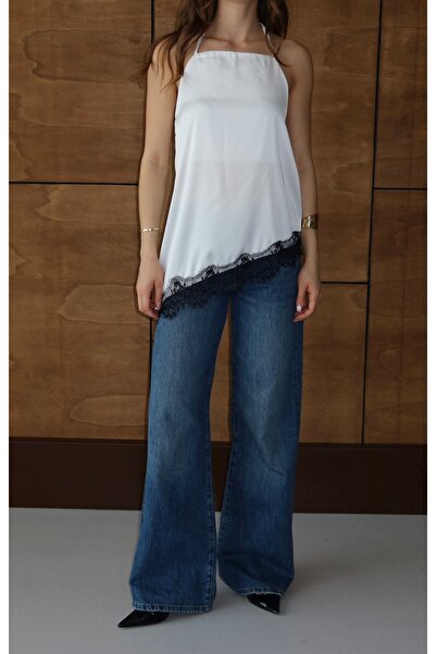 By ÖTE Satin Lace Dress