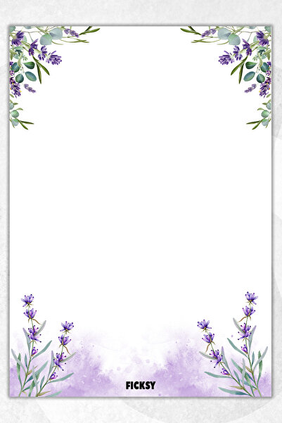 Ficksy دفتر ملاحظات A5 بدون خطوط - 50 ورقة - مذكرة - دفتر ملاحظات - ورق ملاحظات