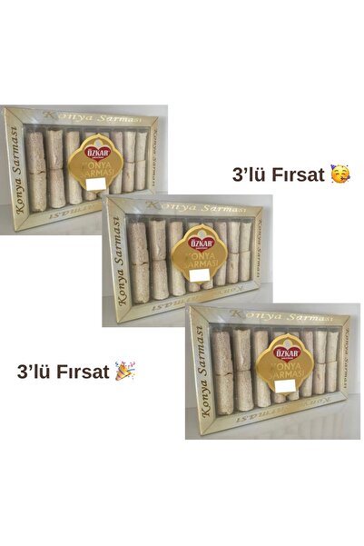 Özkar Konya Wrap (Coconut) Set of 3 |   3X180 Grams