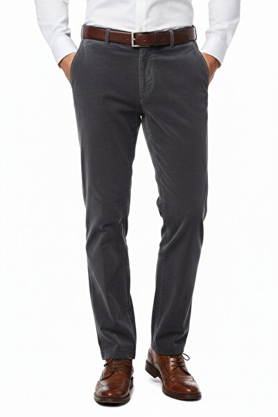 LAVETTO Men's Winter Velvet Trousers Classic Fit Bgl-St04827