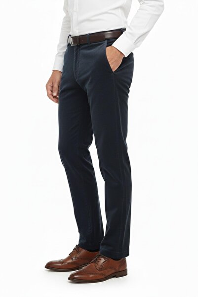 LAVETTO Men's Winter Velvet Trousers Classic Fit Bgl-St04828