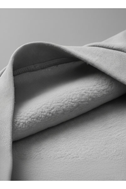 LORVEX Children's Hooded Si̇i̇i̇ Bas Printed Thread Shard Fleece-Lined Atshirt Tracksuit Set Thick Winter Sportswear