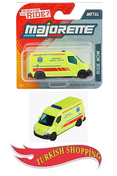 Majorette 1:64 Ölçek Renault Master Ambulance
