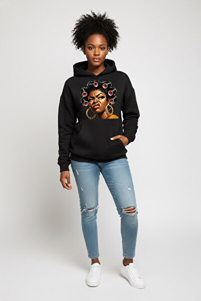 makiteks Бавовняна жіноча худі з капюшоном і кишенями Oversize Sweatshirt Hoodie Snop Woman