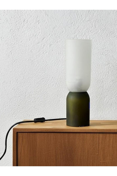 Luma Duo – Upcycle El Yapımı Cam Masa Lambası