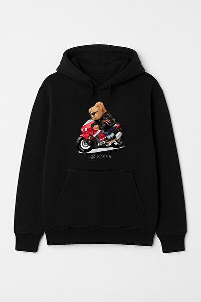 CALKARCOLLECTION سويت شيرت (هودي) للجنسين من رايدر بير بغطاء رأس