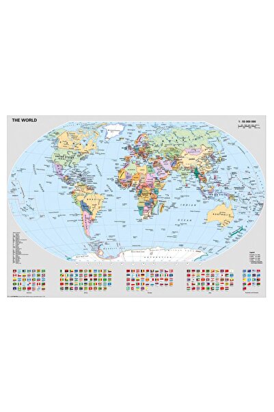 RAVENSBURGER - Puzzle political map of the world 1000 pieces new design