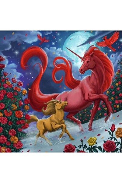 RAVENSBURGER Mythical Animals Puzzle, 3X49 Pieces