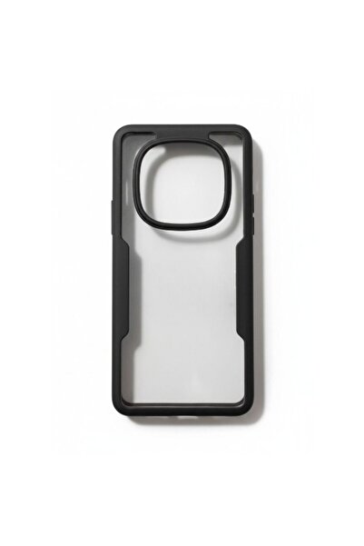 Xiaomi 360° Protective Case (Front + Back) compatible with Poco X7, Transparent with Black Edges