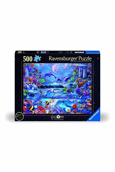 RAVENSBURGER - 500 piece marine animal puzzle glows in the dark new design