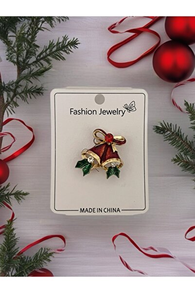 a rose jewelry Trendy Yeni Yıl Çan Broş