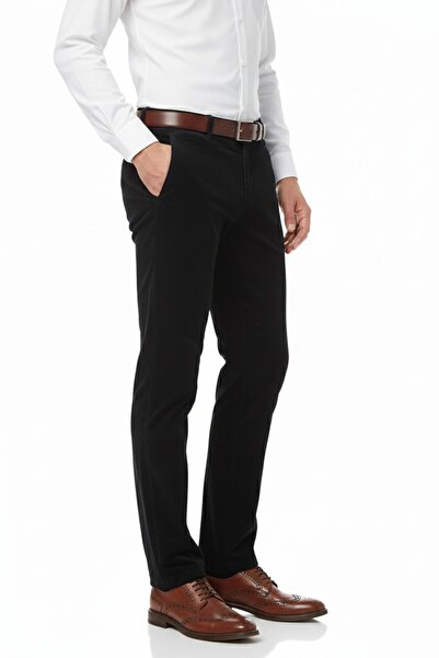 LAVETTO Men's Winter Velvet Trousers Classic Fit Bgl-St04827