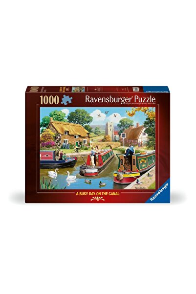 RAVENSBURGER - Puzzle a hectic day on the channel 1000 pieces