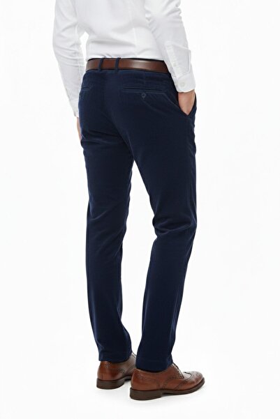 LAVETTO Men's Winter Velvet Trousers Classic Fit Bgl-St04827