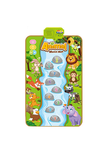 IQ Toys Interactive Musical Mat for Children, Melodies and Sounds, Numeric Keys, 80 x 50 cm