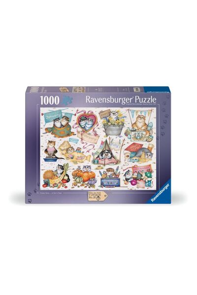RAVENSBURGER - Puzzle calendarul pisicutelor 1000 piese
