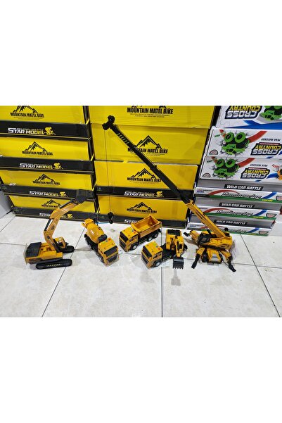 Ailenizin Oyuncakçısı 5'LI KALİTELİ İNŞAAT İŞ ARAÇLARI SERİSİ