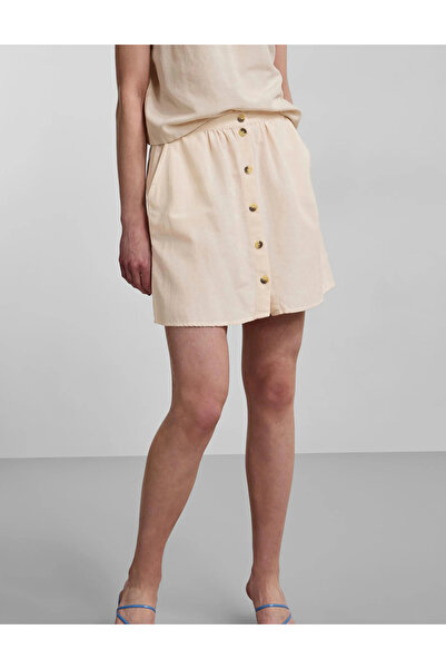 PIECES Skirt, Cream
