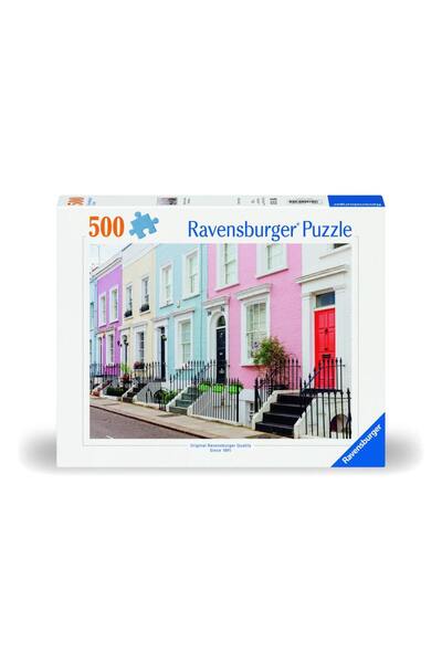 RAVENSBURGER - Puzzle case colorate 500 piese design nou