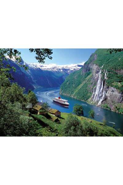 RAVENSBURGER - Norwegian fjord puzzle 1000 pieces new design