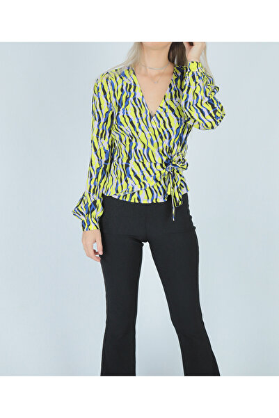 PIECES Shirt, Yellow