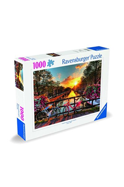 RAVENSBURGER - Bicycle puzzle in Amsterdam 1000 pieces new design