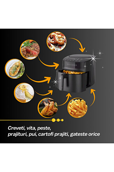 OEM Hot Air Fryer - 1800W, 6.5L, Digital Display, Oil-Free, Healthy Cooking