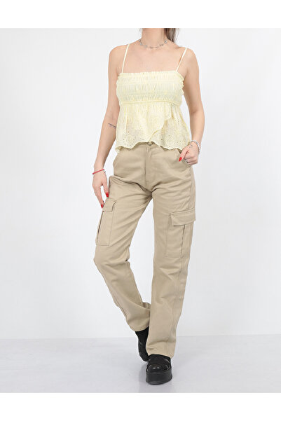 AMERICAN EAGLE Tank Top, Yellow