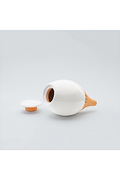 LUTOYA Ghiveci de plante cu auto-udare, alb, teracotă decorativă, 350 ml