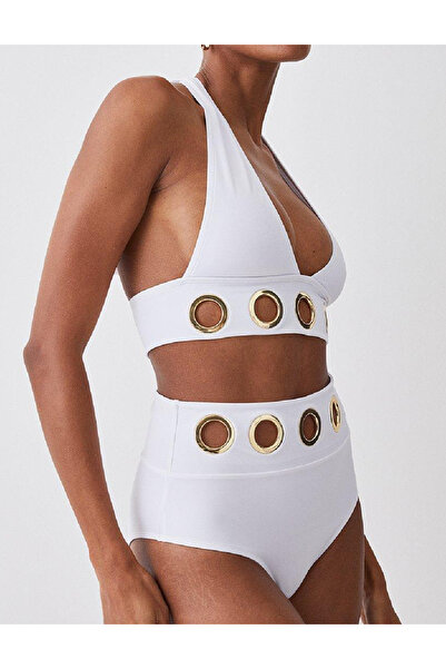 Karen Millen Swim bra, White