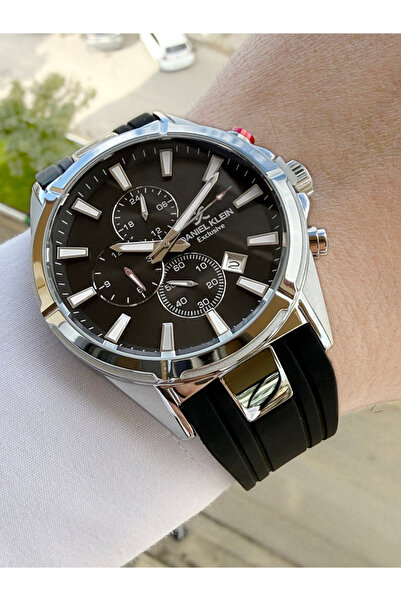 Daniel Klein Kordonu Silikon İç Göstergeleri Aktif Erkek Kol Saati