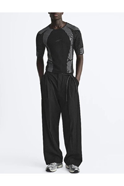 Evendi Blouse, Black/Grey