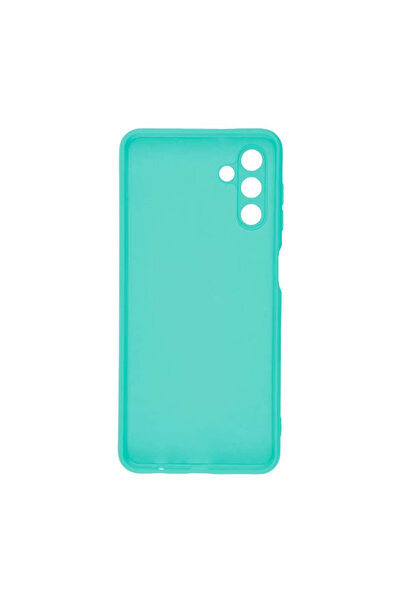 Samsung Case for Galaxy A04s made of velvety silicone with camera protection - Turquoise