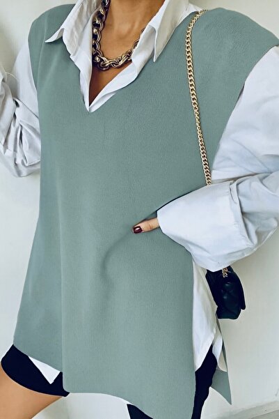 Noa Noa Women's V-Neck Belted Sweater