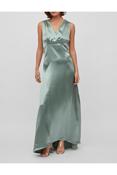 VILA Rochie lunga, Verde