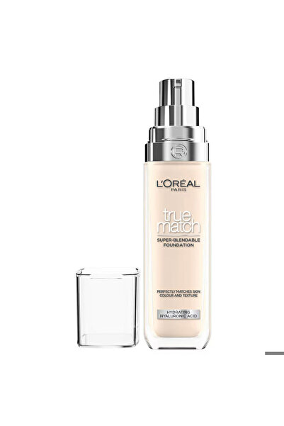 L'Oreal Paris Fond de ten True Match 0.5N Neutru, Acid Hialuronic, 30 ml