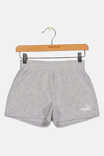 Puma Kids Boy Brand Logo Outdoor Shorts, Grey