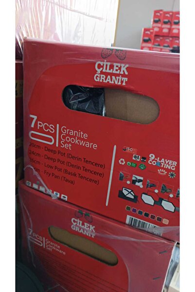 Çilek Granite Pot Set