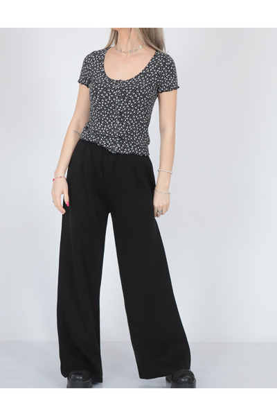 AMERICAN EAGLE T-shirt, Black floral