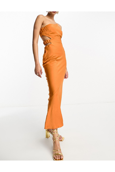 Evendi Long dress, Brick