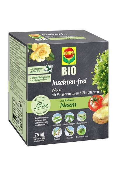 Compo Insecticide for Ornamental Plants, Vegetables and Herbs, 75 ml,