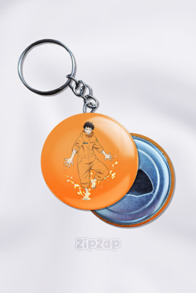 ZipZap Breloc ornament pentru geanta Fire Force (1 buc)