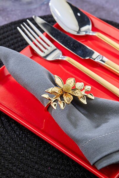 Milenay Napkin Ring Collection, Napkin Ring Holder, Ringed Napkin Ring, 3 Pieces