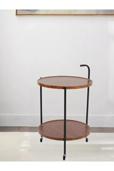 BEC13 Modern round serving trolley