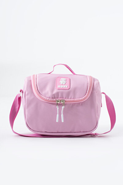 Sona Park Pink Stitch Kawaii Korean Style Multi-Compartment Children's - School Bag, Lunch Box, Pencil Case Set